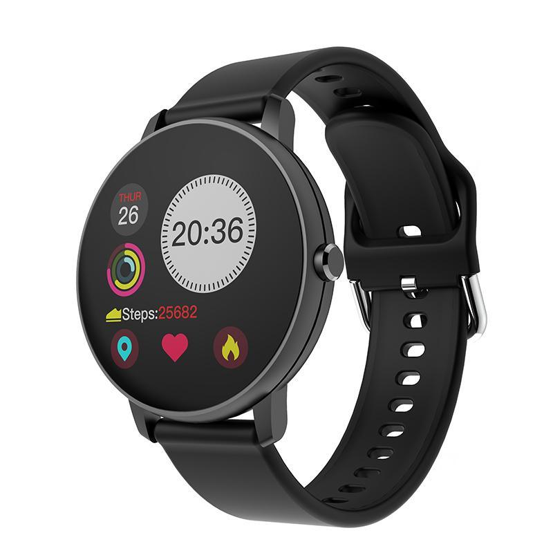 New Fashion Waterproof Fitness Smartwatch: HR & BP Tracker for iOS/Android