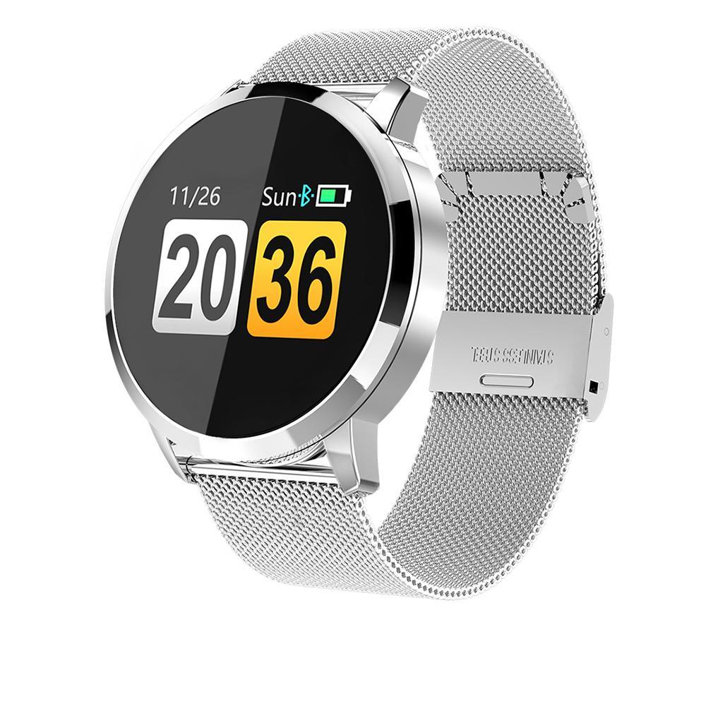 Luxury LED Color Screen Smartwatch: Fashion Fitness Tracker for Women