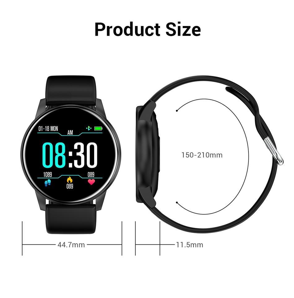Unisex Luxury Smartwatch: 1.3" Color Screen, HR & BP – Waterproof Sport