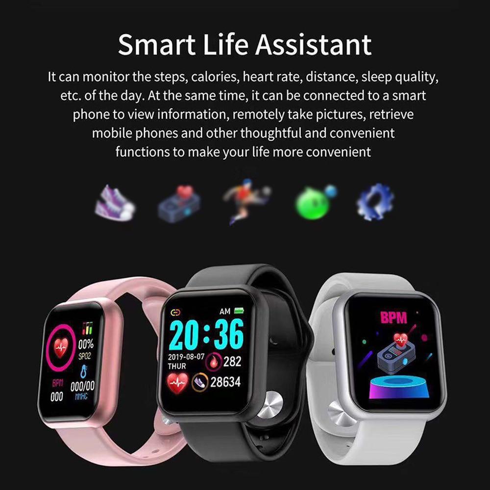D20 Pro Smartwatch: Track Heart Rate, BP & Sports – Unleash Your Potential