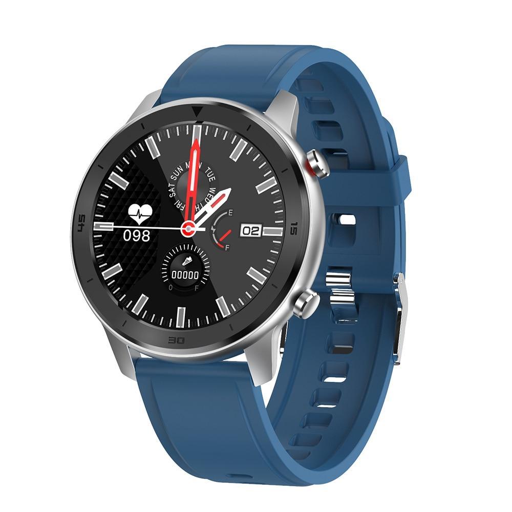 Luxury IP68 Round Touch Smartwatch for Men: 5-Day Battery, HR & BP Tracker