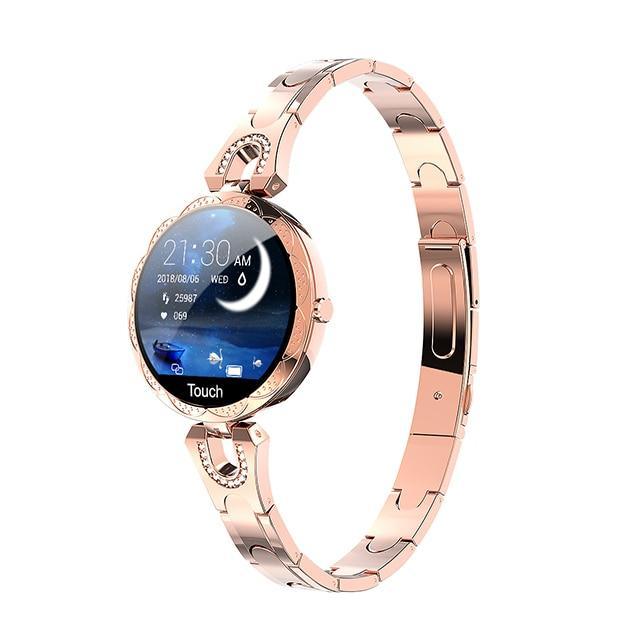 Fashion Women's Smartwatch: Waterproof, Heart Rate & Fitness Tracker