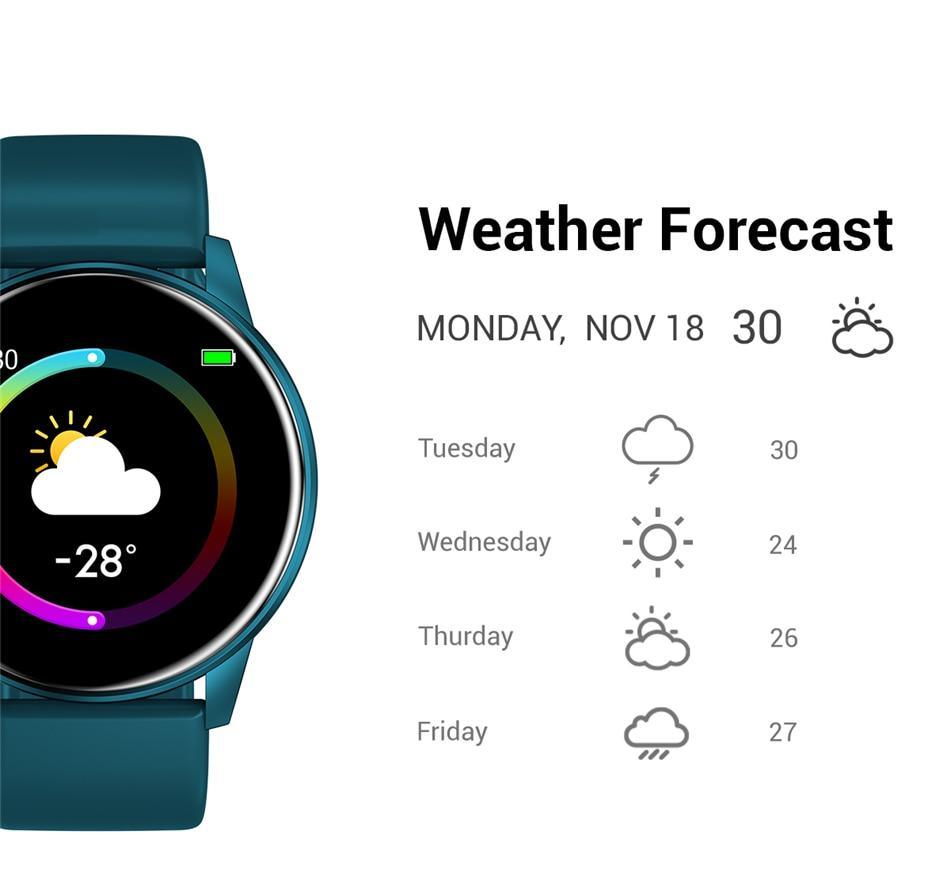 Unisex Luxury Smartwatch: 1.3" Color Screen, HR & BP – Waterproof Sport