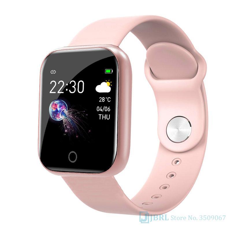 Luxury Stainless Steel Square Smartwatch: Fashion Sport Watch for Men & Women