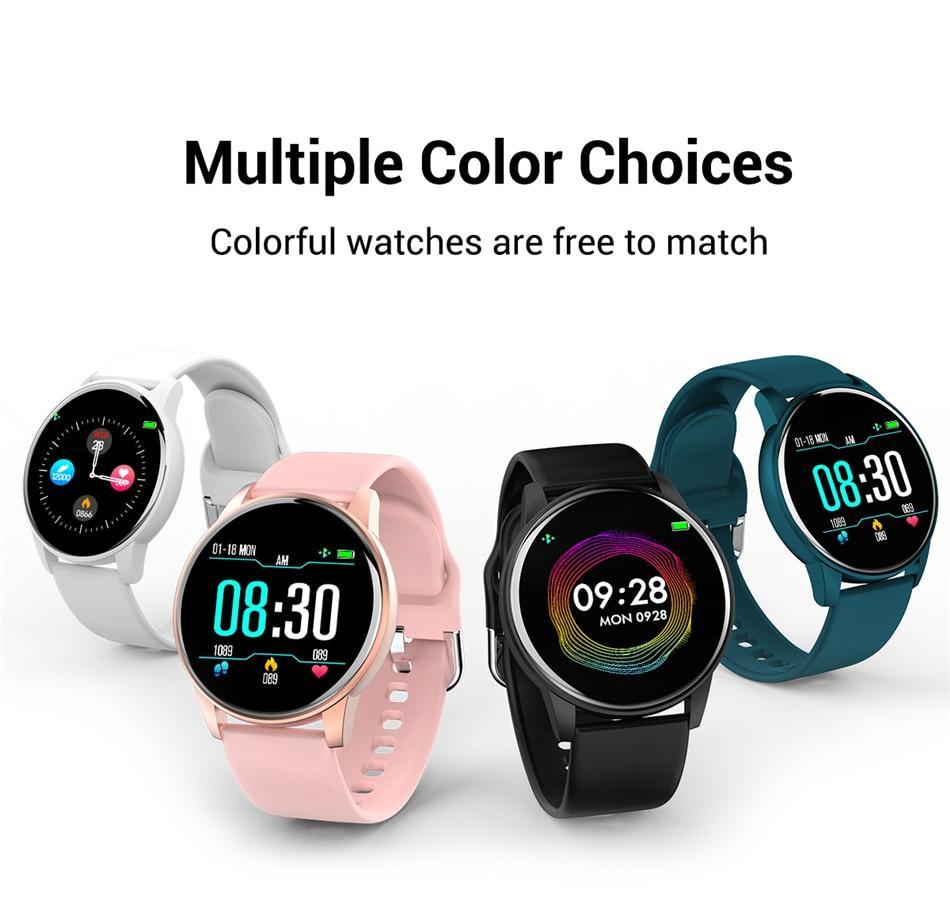 Unisex Luxury Smartwatch: 1.3" Color Screen, HR & BP – Waterproof Sport