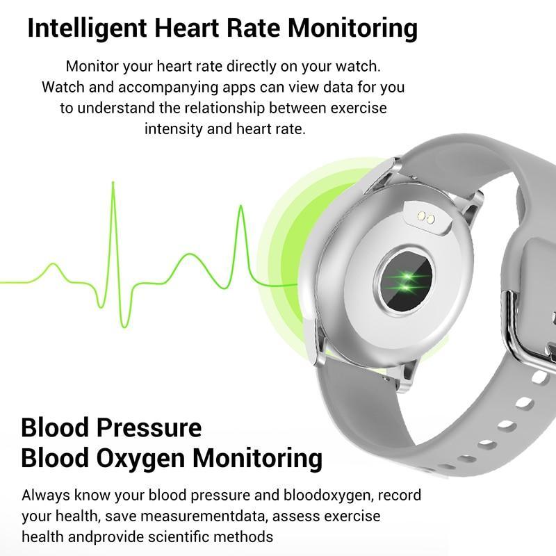 Unisex Luxury Smartwatch: 1.3" Color Screen, HR & BP – Waterproof Sport