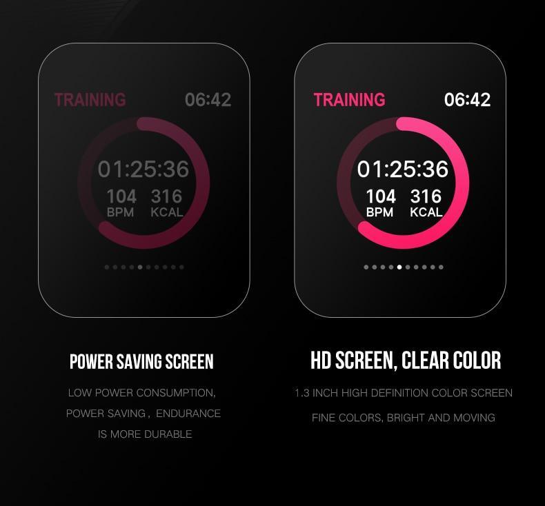 B57 Smartwatch: IP67 Waterproof, Heart Rate & Blood Pressure Tracker
