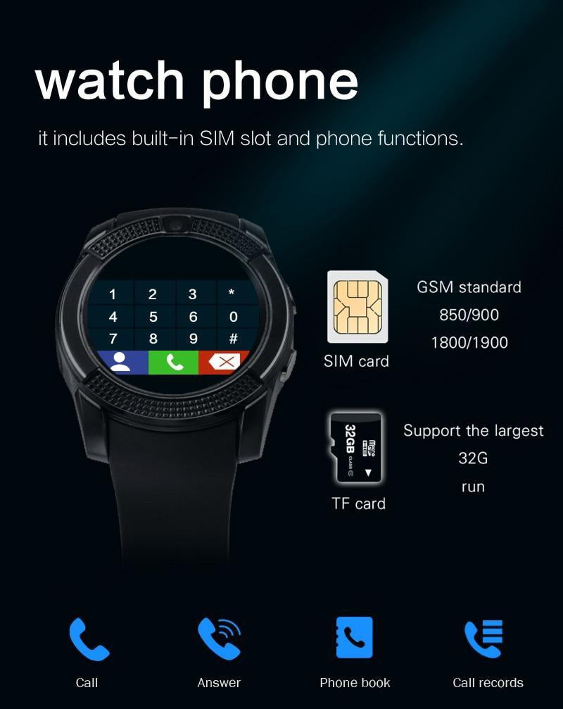 Famous Sport Smartwatch: SIM, Camera & Call – Stay Connected on Your Wrist