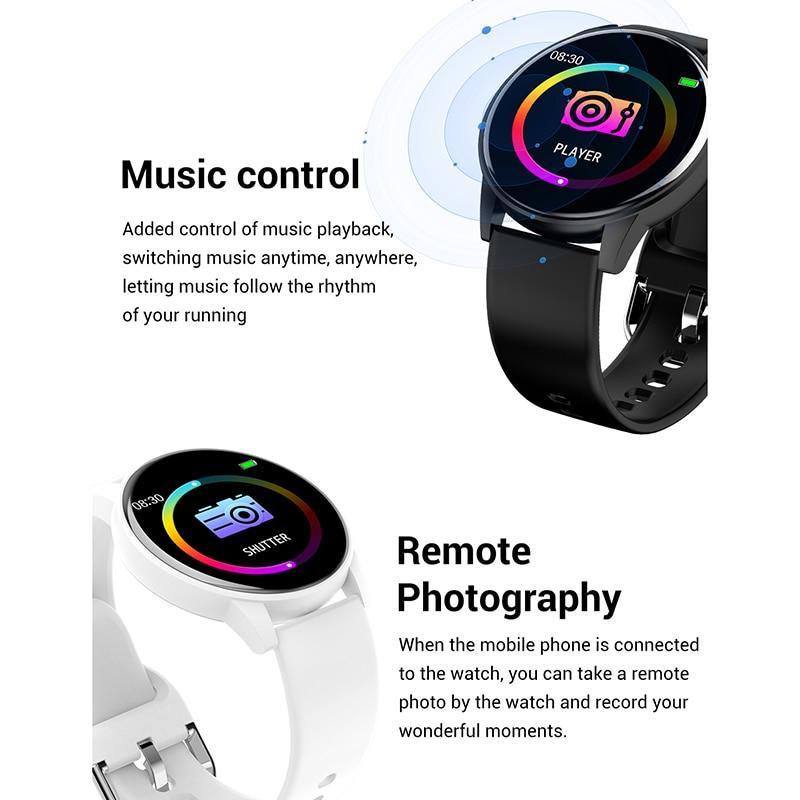 Unisex Luxury Smartwatch: 1.3" Color Screen, HR & BP – Waterproof Sport