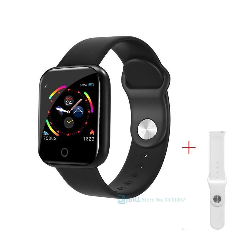 Luxury Stainless Steel Square Smartwatch: Fashion Sport Watch for Men & Women