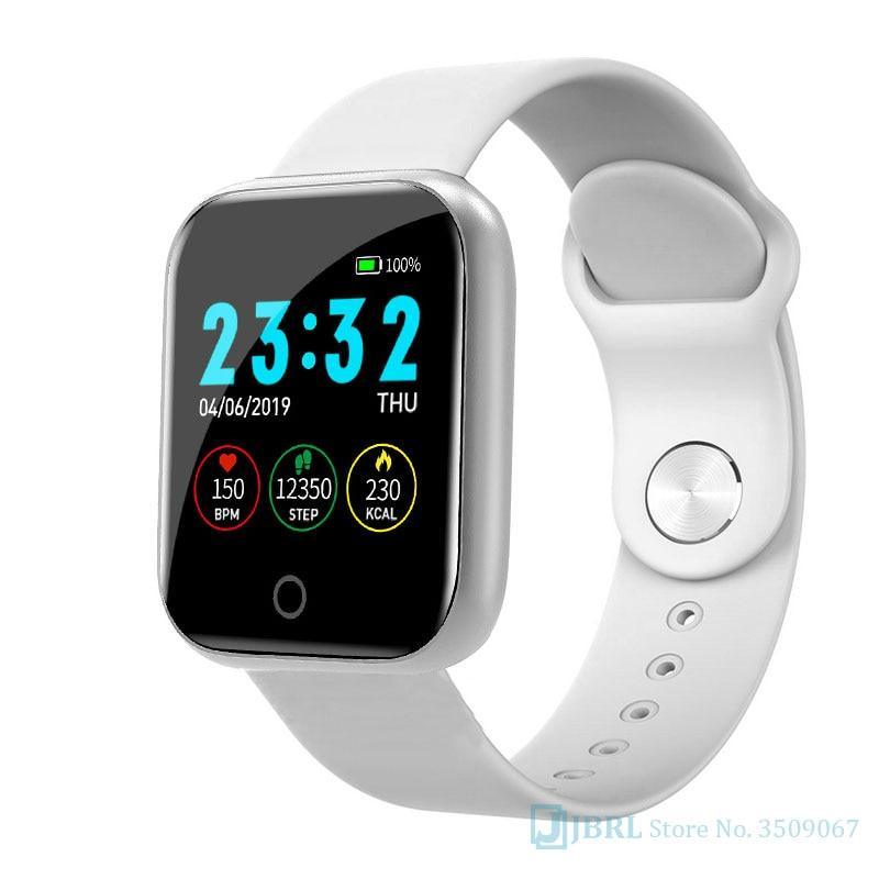 Luxury Stainless Steel Square Smartwatch: Fashion Sport Watch for Men & Women