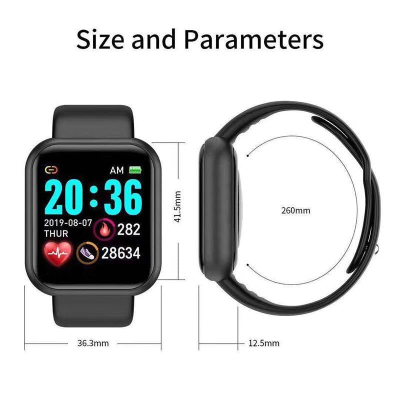 D20 Pro Smartwatch: Track Heart Rate, BP & Sports – Unleash Your Potential