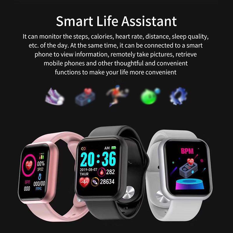 D20 Pro Smartwatch: Track Heart Rate, BP & Sports – Unleash Your Potential