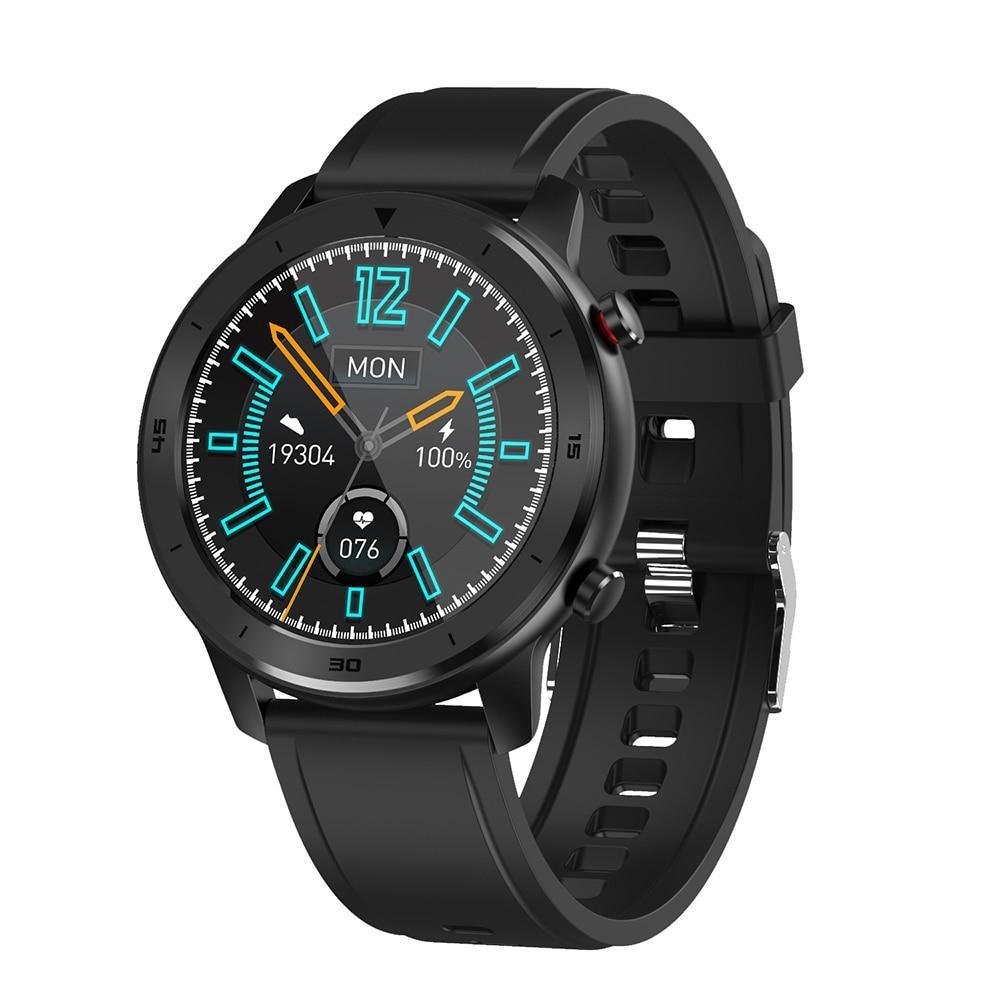 Luxury IP68 Round Touch Smartwatch for Men: 5-Day Battery, HR & BP Tracker