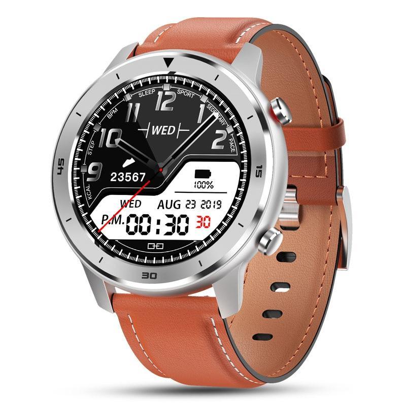 Luxury IP68 Round Touch Smartwatch for Men: 5-Day Battery, HR & BP Tracker