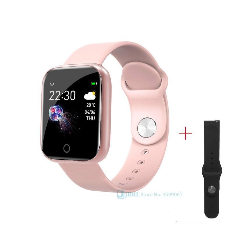 Luxury Stainless Steel Square Smartwatch: Fashion Sport Watch for Men & Women