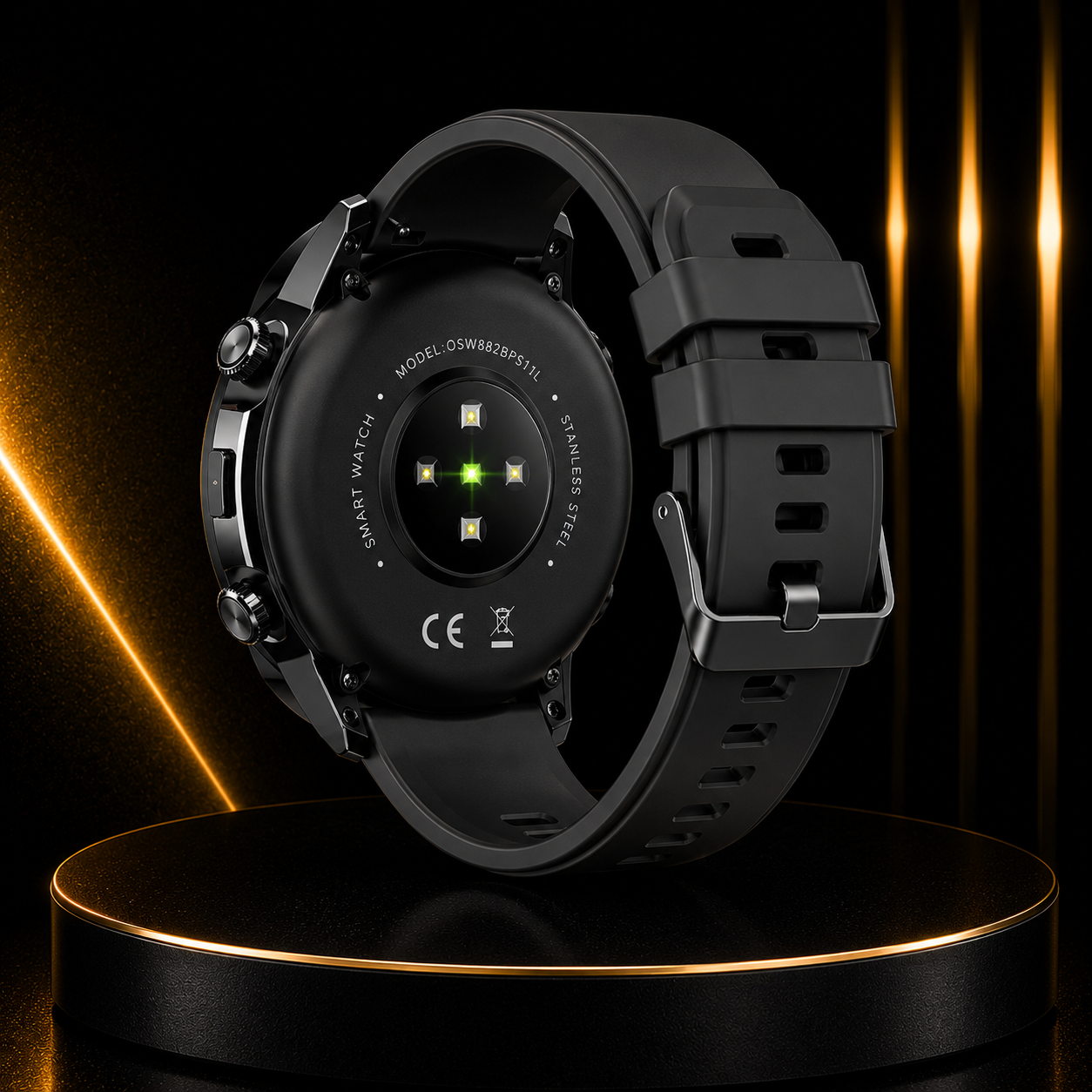 Wautton Wellness Smartwatch: Heart Rate, Sleep & Activity Tracker