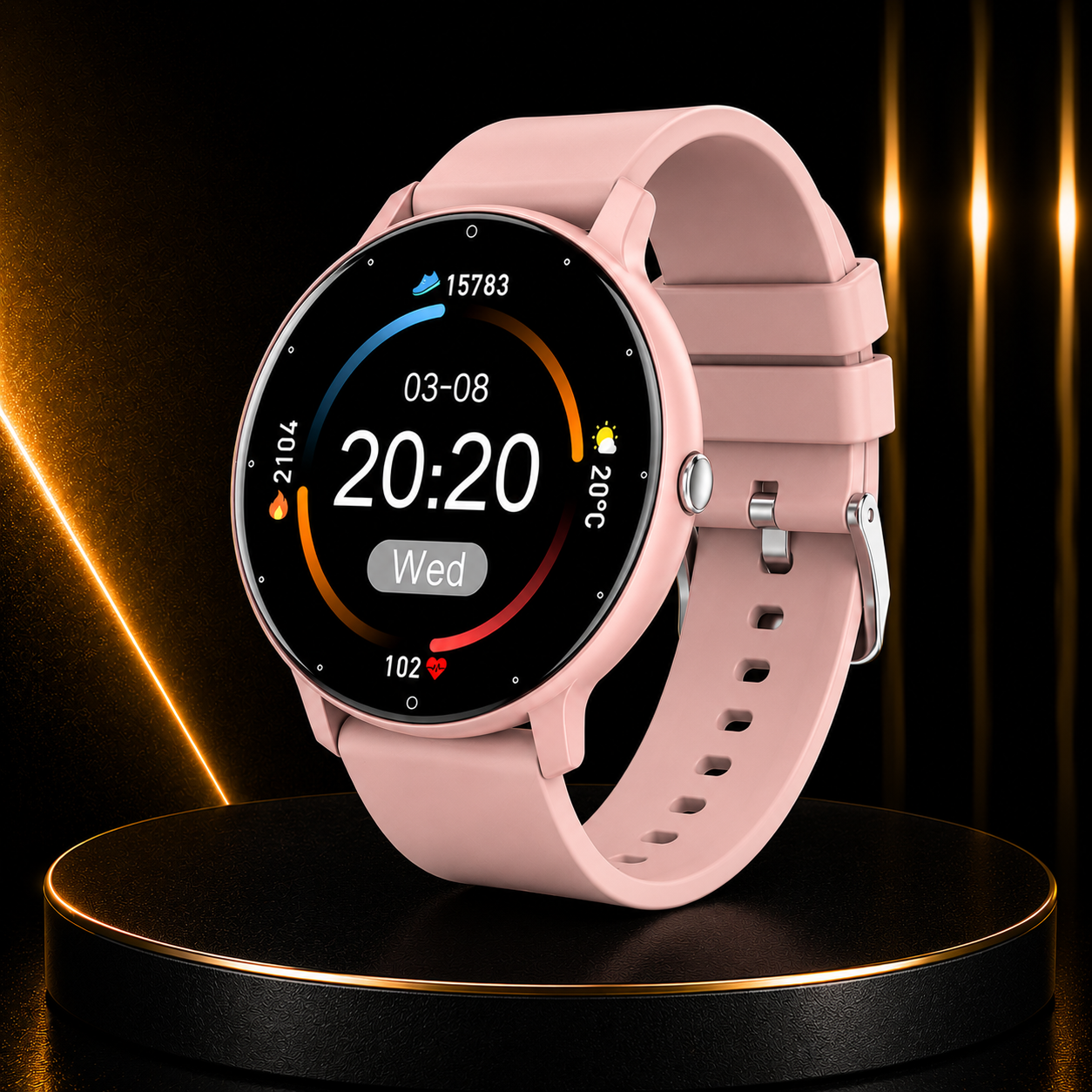 Giewont Unisex Smartwatch: Bluetooth Calling & Activity Tracker
