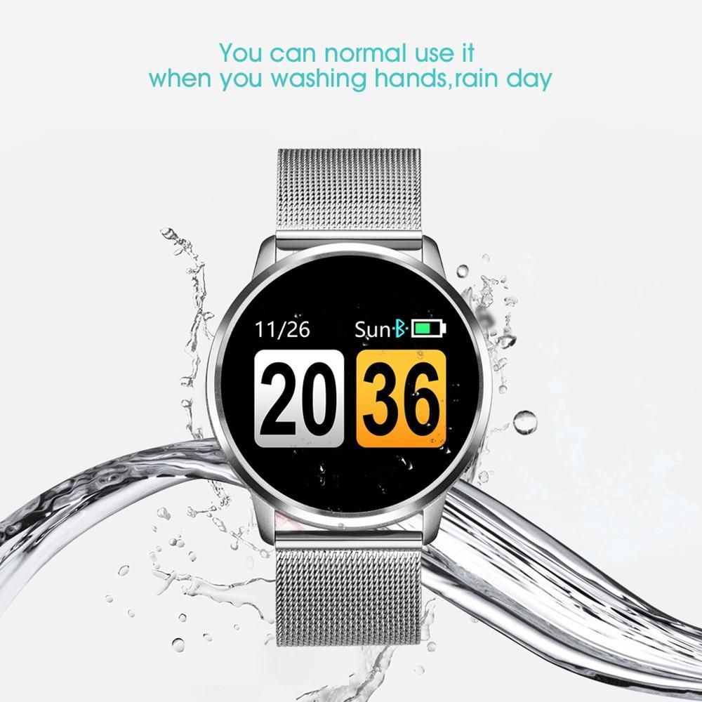 Luxury LED Color Screen Smartwatch: Fashion Fitness Tracker for Women