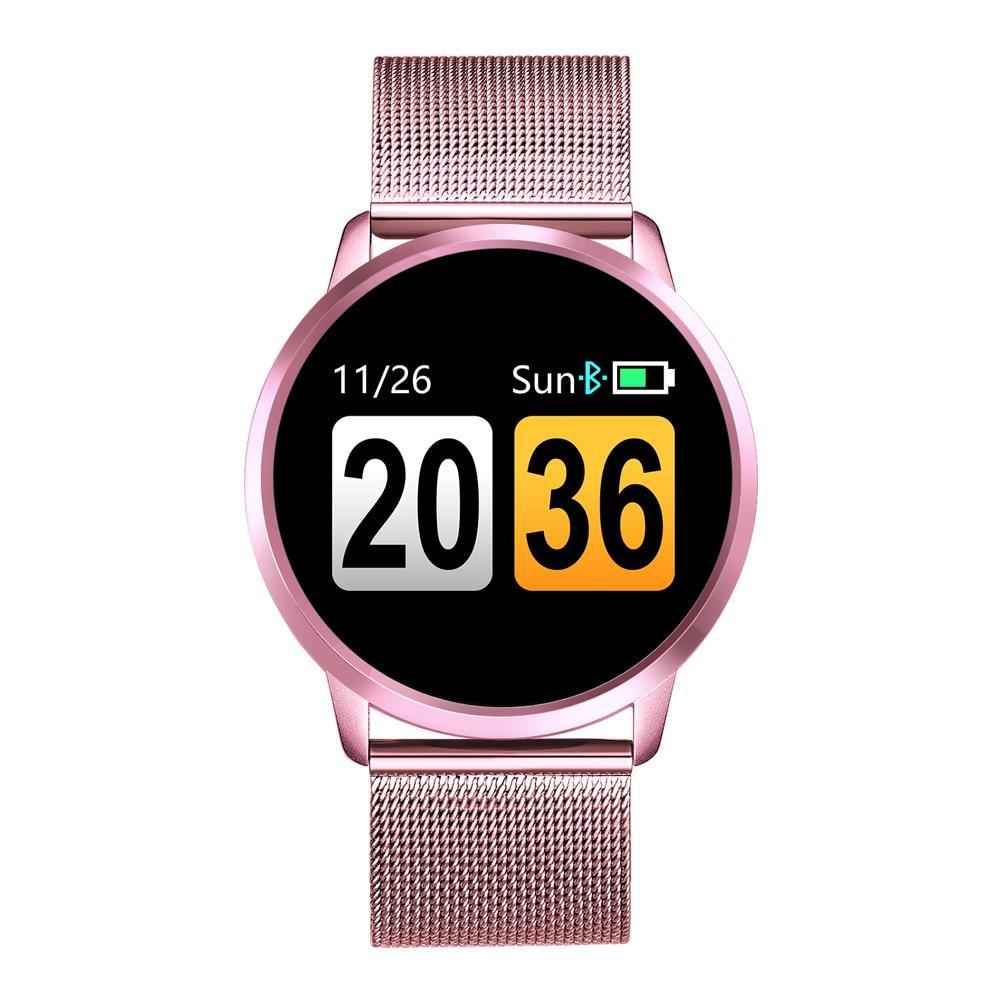 Luxury LED Color Screen Smartwatch: Fashion Fitness Tracker for Women