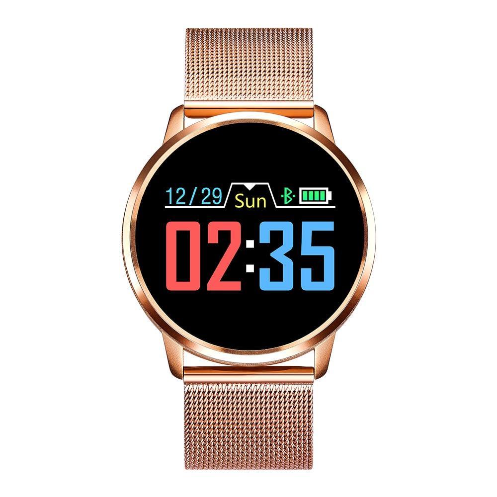 Luxury LED Color Screen Smartwatch: Fashion Fitness Tracker for Women