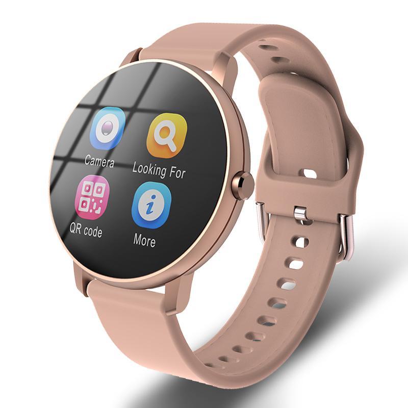 New Fashion Waterproof Fitness Smartwatch: HR & BP Tracker for iOS/Android