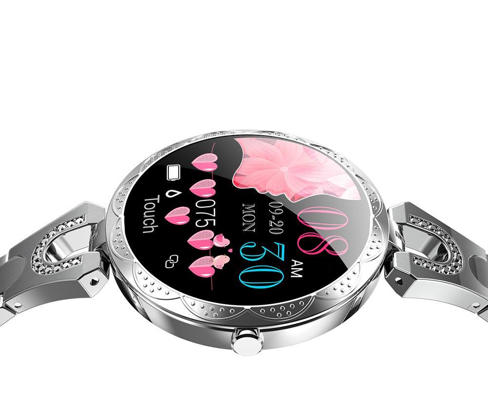 Fashion Women's Smartwatch: Waterproof, Heart Rate & Fitness Tracker